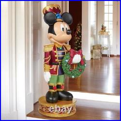 5ft Mickey Mouse Christmas Nutcracker (Lights and Sounds) 5ft Mickey Mouse Christmas Nutcracker (Lights and Sounds)