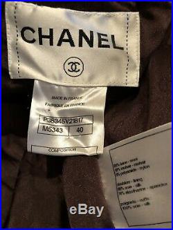 $6k CHANEL 2020 12a CURRENT Tweed Boucle Houndstooth 40 42 6 6 8 10 Suit Jacket