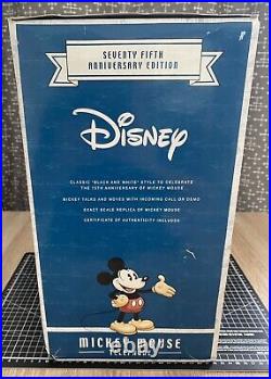75th Anniversary Edition Mickey Mouse Telephone Black & White Walt Disney