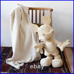 ACCOMMODE Disney Mickey Mouse Rattan Object Natural BIG SIZE Gift NEW F/S FedEx