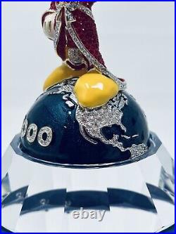 ARRIBAS Bros Mickey Mouse 2000 FANTASIA SORCERER MILLENNIUM Swarovski Fig withBase