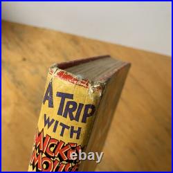 A Trip With Mickey Mouse 1930s Brin Brothers Hardback Book Walt Disney