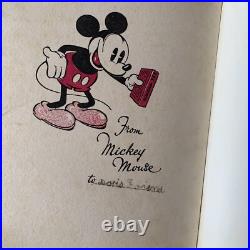 A Trip With Mickey Mouse 1930s Brin Brothers Hardback Book Walt Disney