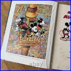 A Trip With Mickey Mouse 1930s Brin Brothers Hardback Book Walt Disney