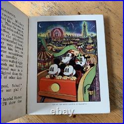 A Trip With Mickey Mouse 1930s Brin Brothers Hardback Book Walt Disney