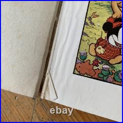 A Trip With Mickey Mouse 1930s Brin Brothers Hardback Book Walt Disney