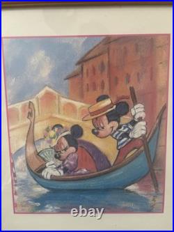 A Venezia In Venice Disney Mickey Mouse Poster Framed Official Print Kim Raymond