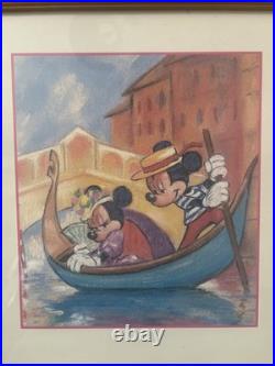 A Venezia In Venice Disney Mickey Mouse Poster Framed Official Print Kim Raymond