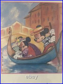 A Venezia In Venice Disney Mickey Mouse Poster Framed Official Print Kim Raymond
