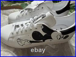 Adidas x Disney Stan Smith Mickey Mouse White Trainers Brand New FW2895 UK10.5