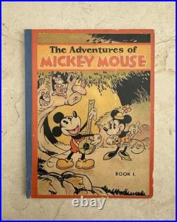 Adventures of Mickey Mouse 1931 1st Edition Disney Memorabilia Near Mint