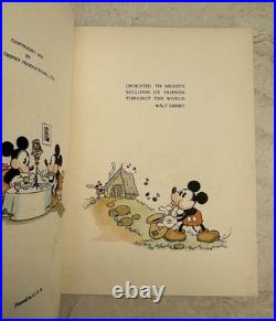 Adventures of Mickey Mouse 1931 1st Edition Disney Memorabilia Near Mint