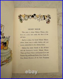 Adventures of Mickey Mouse 1931 1st Edition Disney Memorabilia Near Mint