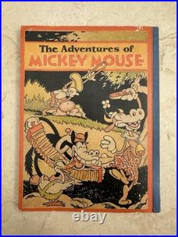 Adventures of Mickey Mouse 1931 1st Edition Disney Memorabilia Near Mint