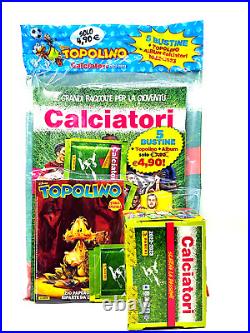 Album Stickers Calciatori Panini 2022/23 + 105 Bags + Mickey Mouse