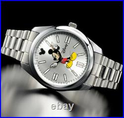 Another Heaven Disney Mickey Mouse Oyster Perpetual Silver Watch Limited Japan