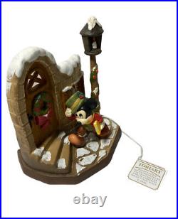 Anri Disney Christmas Carol Mickey Mouse In House Figurine Toriart Village VTG