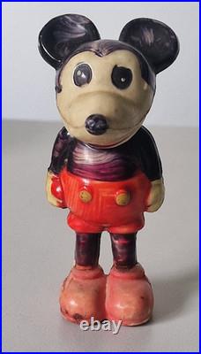 Antique Disney Mickey Mouse Celluloid Figure 1930s
