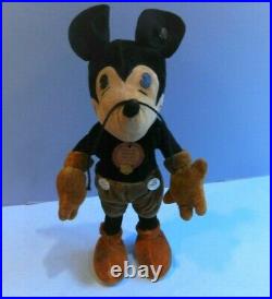 Antique Steiff Mickey Mouse1931 RARE Disneyana Collectible Doll Walt Disney Toy