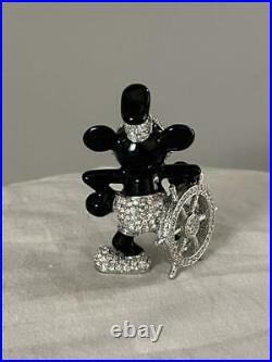 Arribas Brothers Disney Steamboat willie Mickey Mouse Swarovski Figurine