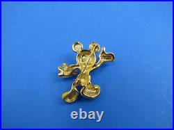 Arribas Brothers Swarovski Disney Mickey Mouse Jeweled Brooch Pin