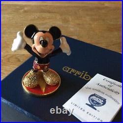Arribas Disney Mickey Mouse On Star Base Ltd To 500 New In Box