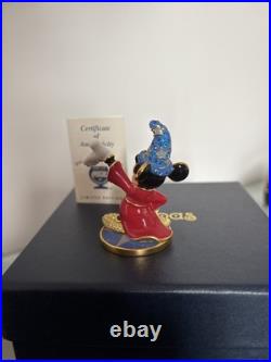 Arribas Disney Mickey Mouse Sorcerer On Star Base Ltd Edition In Box