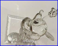 Arribas Mickey Mouse Glass Figurine Disneyland Paris Limited Edition