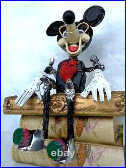 Art assemblage contemporary painting sculpture mixed media mickey mouse disney 1