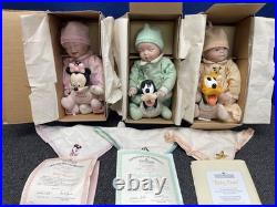 Ashton Blake Disney Babies In Dreamland Collection Mickey Mouse, Goofy, Pluto