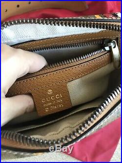 Auth New Exclusive Disney x Gucci GG small belt bag Mickey Mouse Sz 85