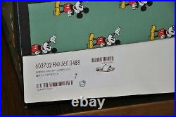Authentic New Gucci GG Disney x Gucci Mickey Mouses GG Supreme Canvas Slide, 7G