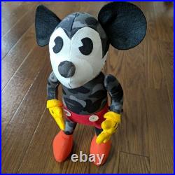 BAPE x Disney Mickey Mouse Plush Toy Gray Rare Early Collaboration