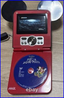 BLUEDOT Coca-Cola x Disney Mickey Mouse-shaped portable DVD player