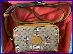 BNWT/Box Auth 2020 Gucci x Disney Mickey Mouse Shoulder Bag SOLD OUT Exclusive