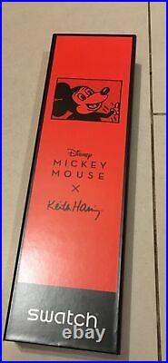 BNWT Swatch X Keith Haring X Mickey Mouse Disney Special Eclectic Mickey Suoz336