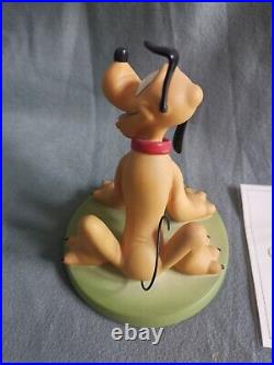 Boxed Walt Disney Wdcc A Faithful Friend Pluto Dog Mickey Mouse Figure
