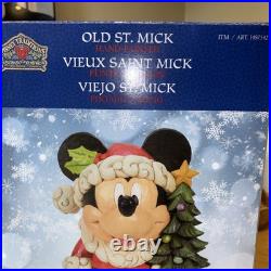 Brand New Disney Jim Shore 17 Mickey Mouse'Old St Mick' Figure