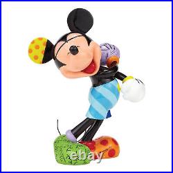 Brand New Rare Walt Disney Britto Laughing Mickey Mouse Figure Boxed 4046356