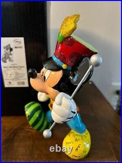 Britto Disney Enesco Mickey Mouse Band Leader Retired, New 8.5, 4039135 Rare