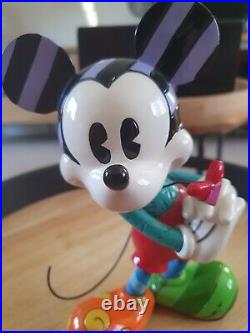 Britto Disney Mickey with Heart Rare Retired 4030813 Boxed
