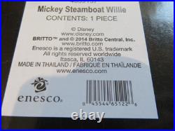 Britto Enesco Disney Steamboat Willie Mickey Mouse Figurine Signed New In Box
