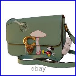 COACH × Disney Mickey Mouse and Bug CH466 Shoulder Bag Green F/S JAPAN