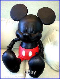 COACH X DISNEY Leather 38 LARGE MICKEY MOUSE DOLL Collectible LIMITED EDITION