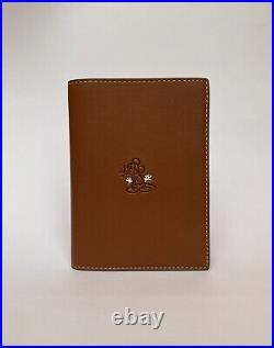 COACH X Disney Mickey Mouse Dark Saddle Leather Passport Holder F59411