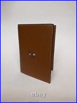COACH X Disney Mickey Mouse Dark Saddle Leather Passport Holder F59411
