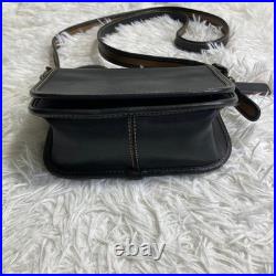 COACH x Disney F59369 Mickey Mouse Crossbody Bag Black Leather Canvas