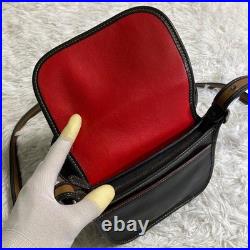 COACH x Disney F59369 Mickey Mouse Crossbody Bag Black Leather Canvas