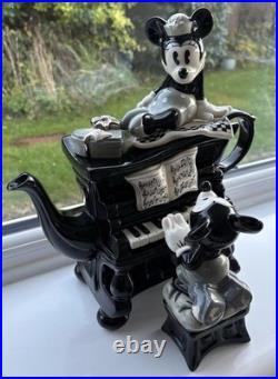 Cardew Mickey & Minnie Mouse Piano Disney Collection Tea pot signed #544