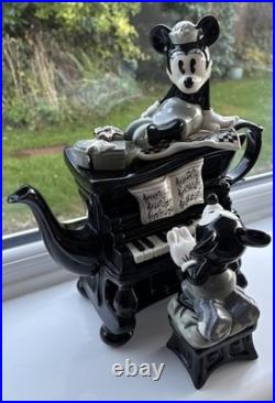 Cardew Mickey & Minnie Mouse Piano Disney Collection Tea pot signed #544